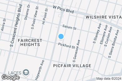 Map image of the property - 1557 S Orange Grove Ave