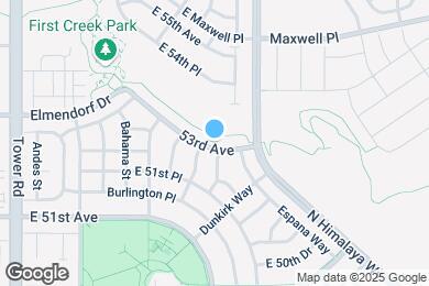 Map image of the property - 19033 E 53rd Ave