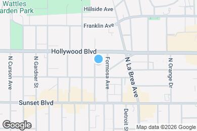 Map image of the property - 1626 N Poinsettia Pl