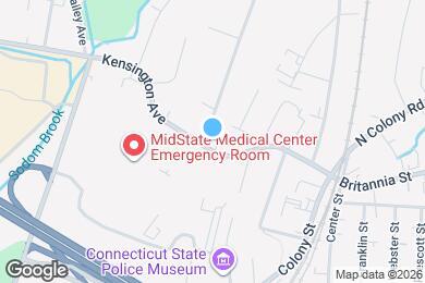 Map image of the property - 115 Kensington Ave