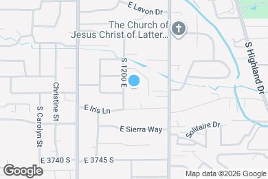 Map image of the property - 3585 S 1200 E