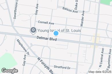 Map image of the property - 7943 Delmar Blvd