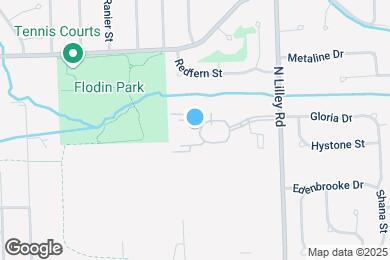 Map image of the property - 42765 Lilley Pointe Dr