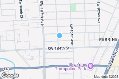 Map image of the property - 10461 SW 183rd St
