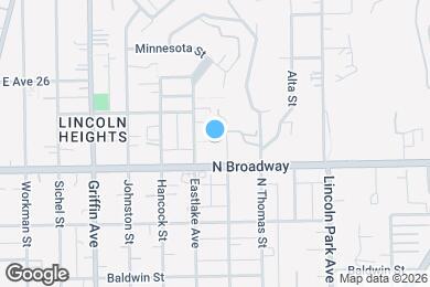 Map image of the property - 2425 1/2 Gates St