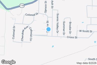 Map image of the property - 717 Spruce St
