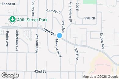 Map image of the property - 801 40th St