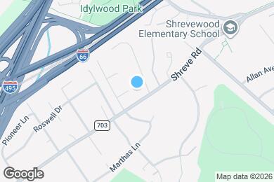 Map image of the property - 7718 Shreve Rd