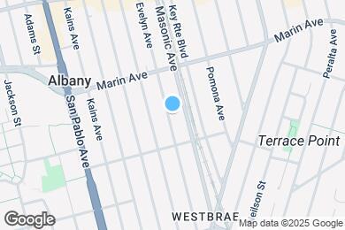 Map image of the property - 1045 Evelyn Ave