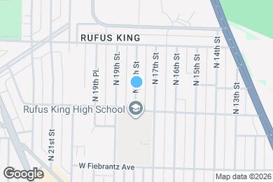 Map image of the property - 4234 N 18th St