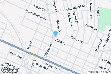 Map image of the property - 1300 Wood St