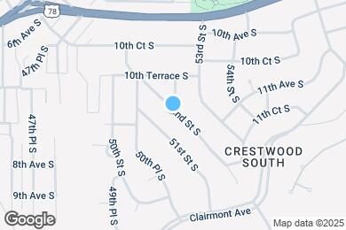 Map image of the property - 1100 52nd St S
