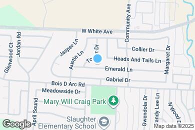 Map image of the property - 2708 Emerald Ln