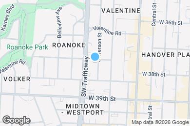 Map image of the property - 3704 Jefferson St