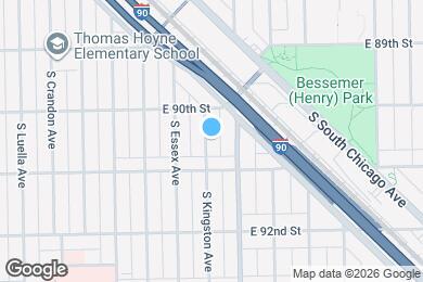 Map image of the property - 9031 S Kingston Ave