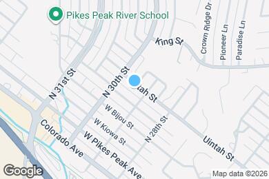 Map image of the property - 2911 W Uintah St