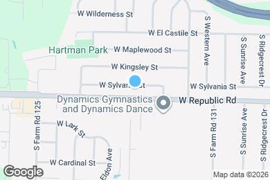 Map image of the property - 3710 W Sylvania St