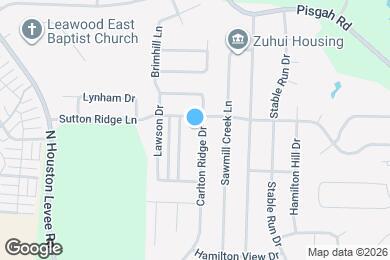 Map image of the property - 1531 Carlton Ridge Dr