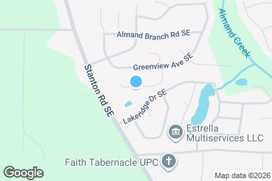 Map image of the property - 2918 High Brook Way SE