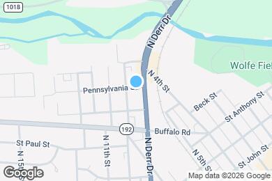 Map image of the property - 537 N Derr Dr