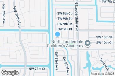 Map image of the property - 1010 SW 83rd Ave