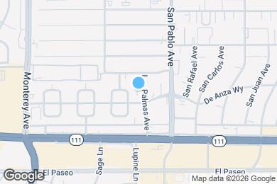 Map image of the property - The Palms