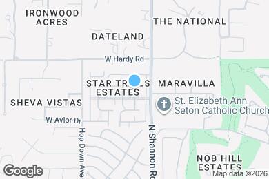 Map image of the property - 2959 W Agena Dr