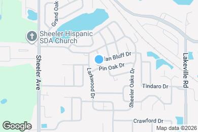 Map image of the property - 1183 Pin Oak Dr