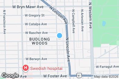 Map image of the property - 2550 W Balmoral Ave