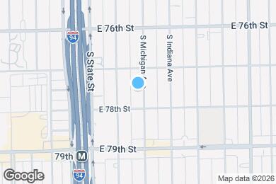 Map image of the property - 7730 S Michigan Ave