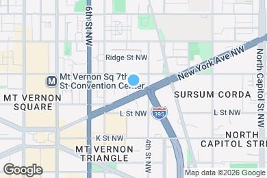Map image of the property - 425 New York Ave NW