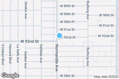 Map image of the property - 1348 W 92nd St