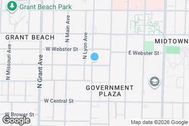 Map image of the property - 1104 N Campbell Ave