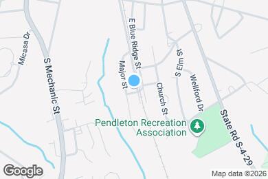 Map image of the property - 340 W Blue Ridge St