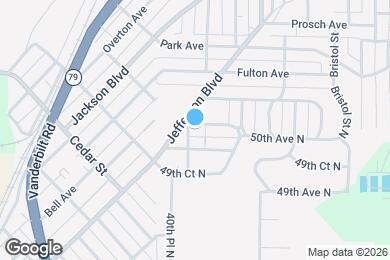 Map image of the property - 4101 50th Ave N