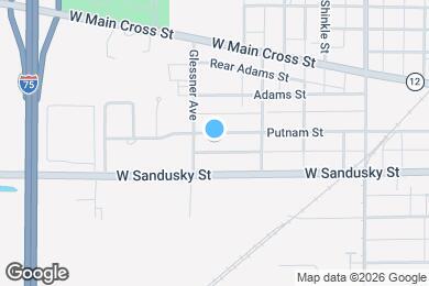 Map image of the property - 1019 Putnam St