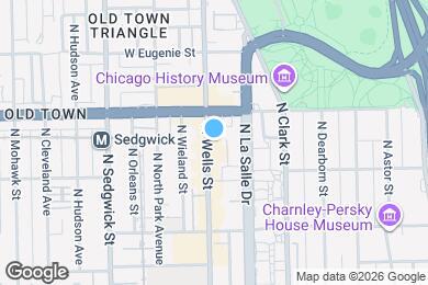 Map image of the property - 1539 N Wells St