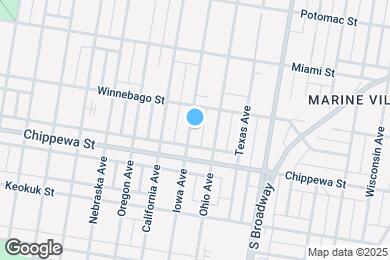 Map image of the property - 3726 Iowa Ave