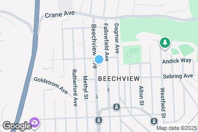Map image of the property - 1411 Beechview Ave