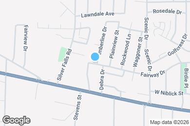 Map image of the property - 1215 Fairway Dr