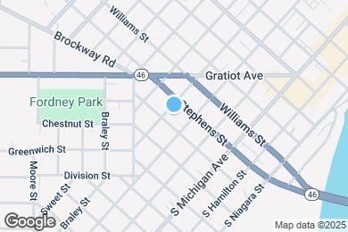 Map image of the property - 916 S Webster St