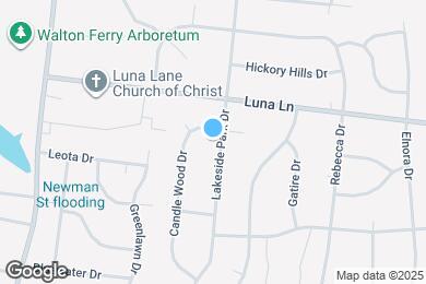 Map image of the property - 213 Lakeside Park Dr