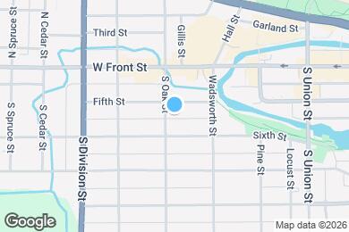 Map image of the property - 211 S Oak St