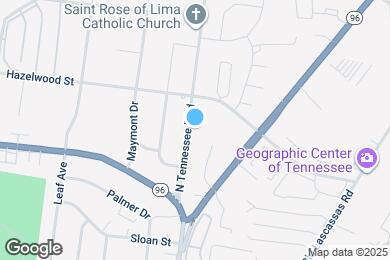Map image of the property - 1402 N Tennessee Blvd