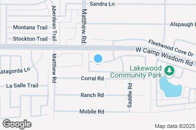 Map image of the property - 1339 Lake Forest Dr