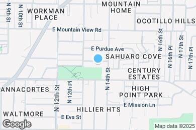 Map image of the property - 1323 E Carol Ave