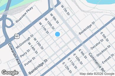 Map image of the property - 1007 Porter St