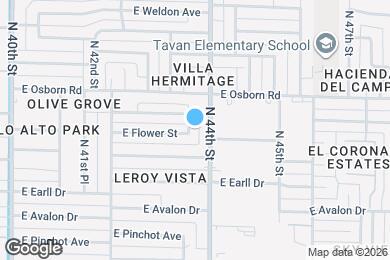 Map image of the property - 3313 N 43rd Pl