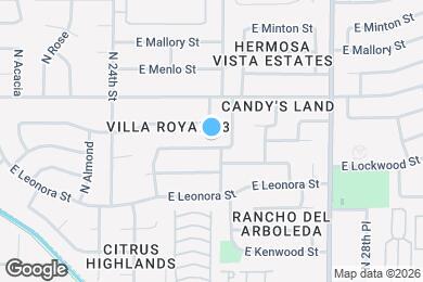 Map image of the property - 2562 E Lynwood St