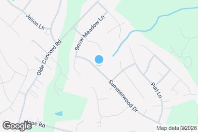 Map image of the property - 13 Summerwood Dr